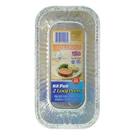 Ez Foil EZ Foil 6806004 5 x 9 in. Loaf Pan - Silver; Pack of 12 6806004